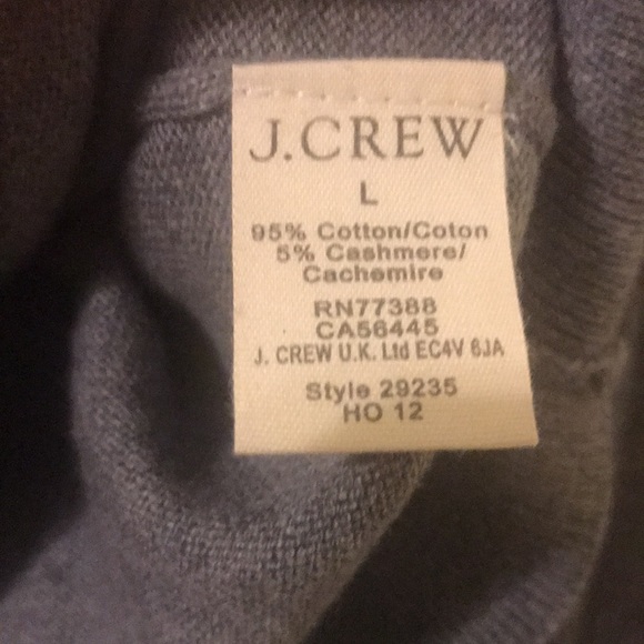 Men’s J Crew Grey Lg Sweater - Picture 3 of 5